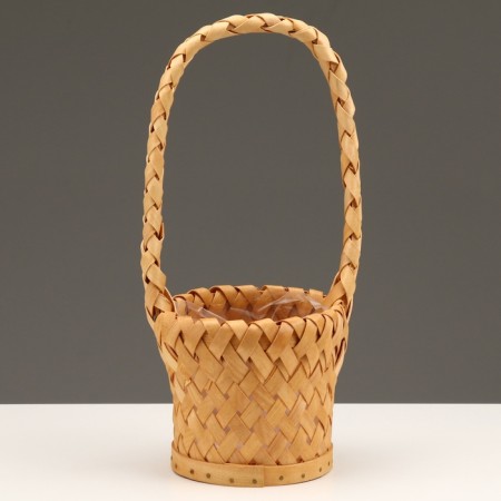 Wicker basket, 11 x 10.5/30 cm, sequoia