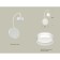 Floor lamp with a switch and acrylic Ambrella Light, XB9595203, GX53 LED 12 W, white sand, white matte