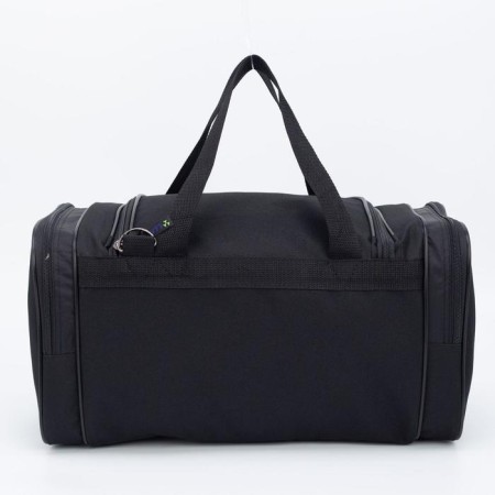 Road bag on lightning, 3 external pockets, a long belt, black color-1