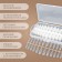 Gel tips for nail extension, 240 pcs, an oval shape, full matte coating, in a container, a transparent color
