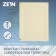 Ventilation grate Zein Lux RM1724sk, 170 x 240 mm, with a grid, metal, ivory