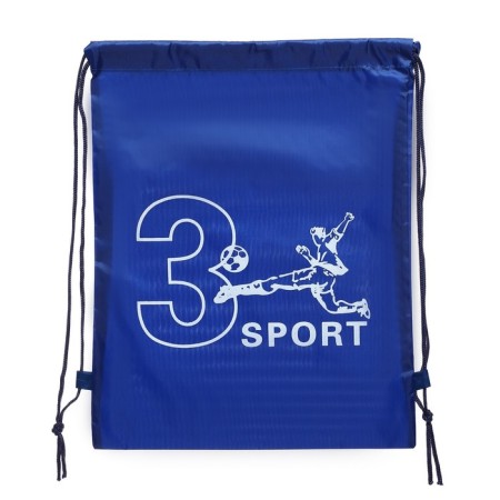 A bag for shoes 420 x 340 mm, calligrata Sport 3, (soft polyester, density 210d), blue mix-6