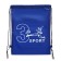 A bag for shoes 420 x 340 mm, calligrata Sport 3, (soft polyester, density 210d), blue mix