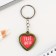 A keychain for keys with a place under the photo "Your photo", 8 x 3 cm