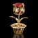 Souvenir "Flower", 2 × 2 × 5 cm, with crystals