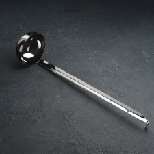 Stainless steel canor, 240 ml, h = 43 cm, silver color