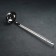 Stainless steel canor, 240 ml, h = 43 cm, silver color