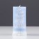 Candle - Merry Christmas Cylinder, 4.7 × 10 cm, blue