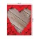 The tablecloth "Heart from roses", rectangular, Saten, size 145x180 cm