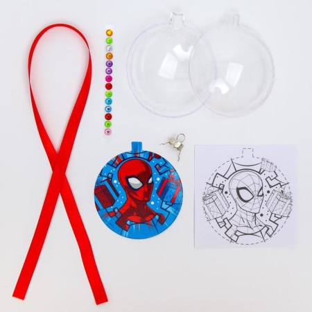 Set for creativity "New Year's ball with coloring", Spider-Man-1
