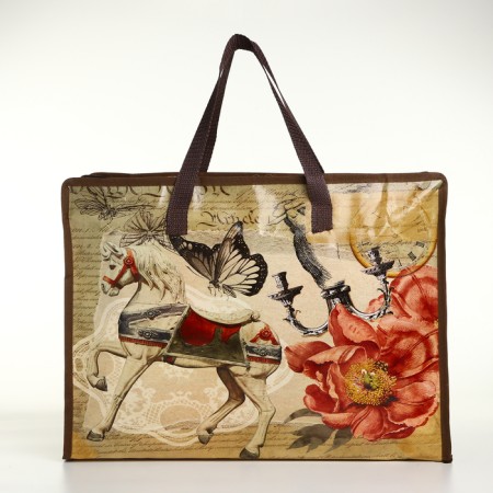 Lightning bag on lightning, beige color-1