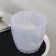 Kashpo for flowers with an insert “flute”, 1.9 l, transparent