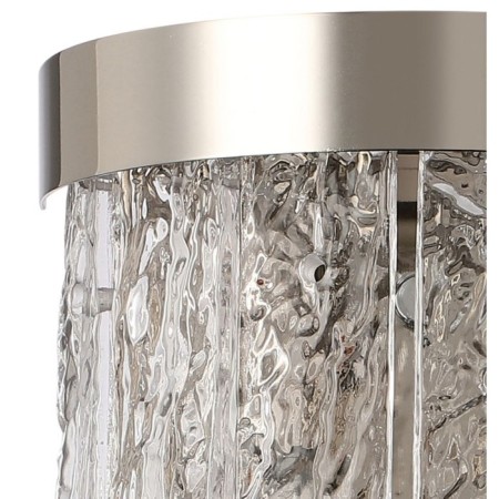 Wall lamp Frostyle 2xe14 40w, size 20x11.5x27 cm, glossy nickel color-2