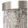 Wall lamp Frostyle 2xe14 40w, size 20x11.5x27 cm, glossy nickel color