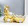Souvenir Polystone stand for the bottle "Elephant with a chariot" 17.5x22.5x10.5 cm