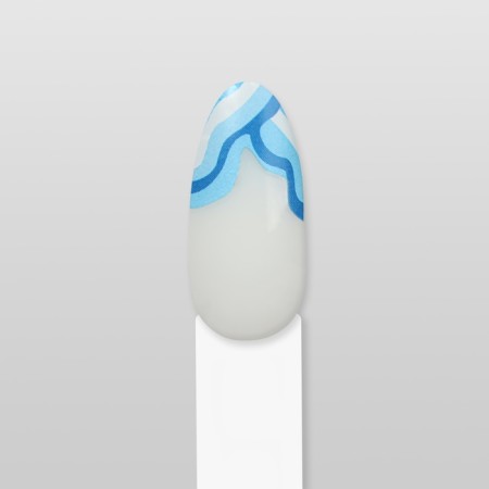 Nail stickers "Waves", multi -colored-4