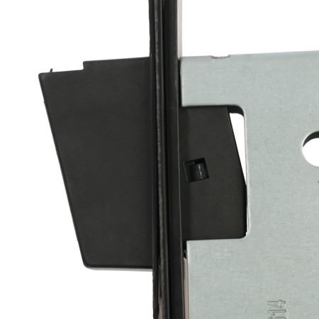 The latch is mortise magnetic, under the Lockland ZLK6BL cylinder, black color is black-4