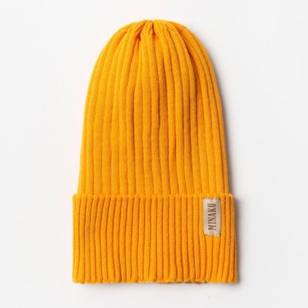 Women's hat Minaku "Truffel" color mustard, size 54-56-2