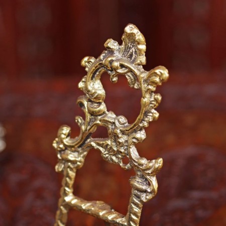 Mini prayer "Trident" brass 15x8.5x3.5 cm-3