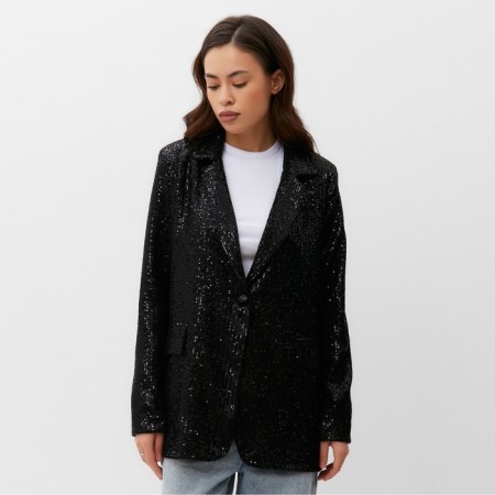 Women's jacket with sequins Mist p. 46, black