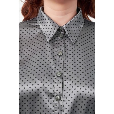 Women's dress, size 56, gray color-3