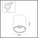 Redo IP20 LED 10W 3000k Ceiling