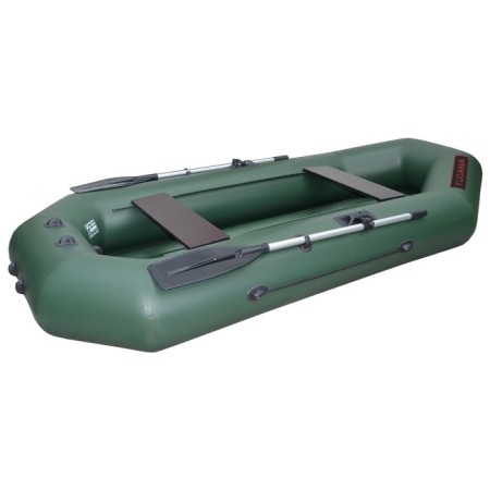 Boat Yugana S-250 ND, inflatable bottom, olive color-5