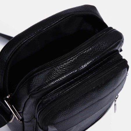 Male bag, black color-5