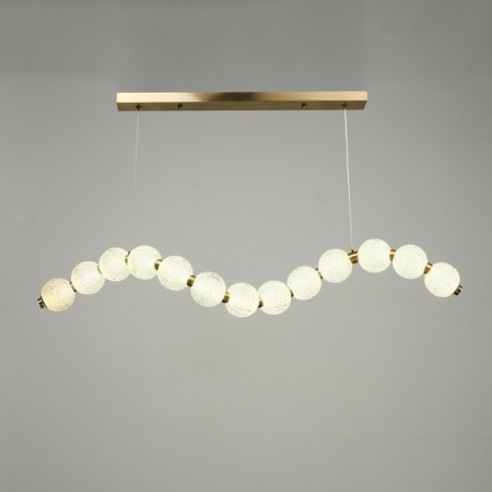 Lamp "Avyiro" 13xLED 91W 3000k brass 100x18x19-169 cm-1