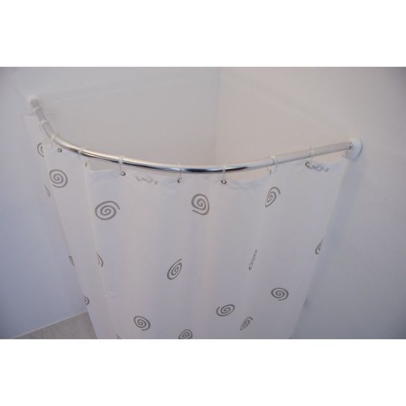 Cornice for the bathroom circular, 90 x 90 cm, color chromium-1