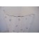 Cornice for the bathroom circular, 90 x 90 cm, color chromium