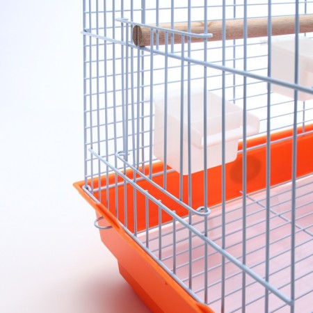 BD-3/1O bird cage, opening roof, 47.5x37x70 cm, orange (packing 6 pcs)-10