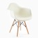 The armchair "Eames" is white