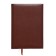 Diary Initiated A5 160 sheets attomex.croco, solid cover of artificial leather with foam rubber, liesse, block 70 g/m2, blue