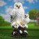 Garden figure "Polar Owls" 19x20x38cm