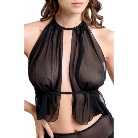 Bralett with Erolata Clara belt, black (42-46)