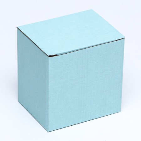 Box under a mug, without a window, blue 12 x 9.5 x 12 cm-1
