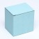 Box under a mug, without a window, blue 12 x 9.5 x 12 cm