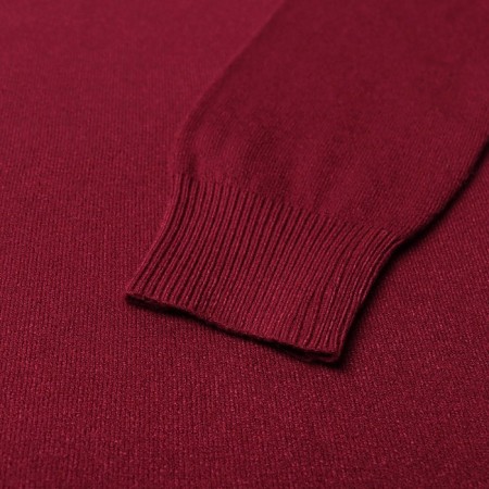 Turtleneck Feminine Burgundy color, ONE SIZE (46-50)-6