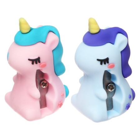 Meshu sharpener, "unicorn", 1 hole, mix