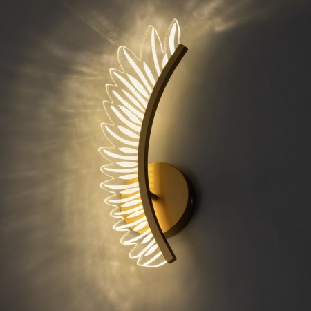 Bra "Wing" LED 12W 3000-6000k gold 40x12x10cm-2