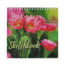 Calligrata sketchbook, 170 x 170 mm, 50 sheets, solid cover, 