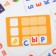 Board game "Learning to read by writing", 3+