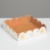 Box for confectionery with PVC lid "Snowflakes", 13 x 13 x 3 cm, New Year