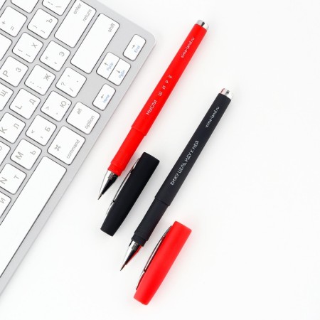 The handle of the gel black pasta "Thoughts is wider", 2 pcs.-2