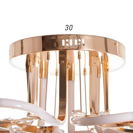 Chandelier 1686/12 LED 198W 3000-6000k gold 74x75x24 cm Bayerlux-4