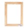 Frame for paintings (mirrors) 21 x 30 cm, profile 37 x 18 mm, emma, unpainted wood (suitable for decoration)