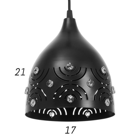 Bayerlux 5005/1BK lamp, 40W E14, black color-3