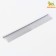Metal combing small, rare and frequent teeth, 19 x 3 cm