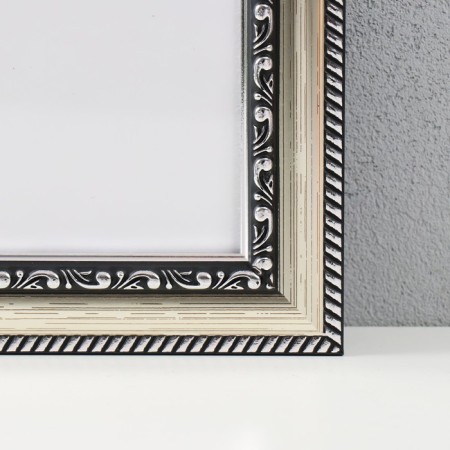 Photo frame Plastic "Gallery" 40x40 cm silver (plastic screen)-1